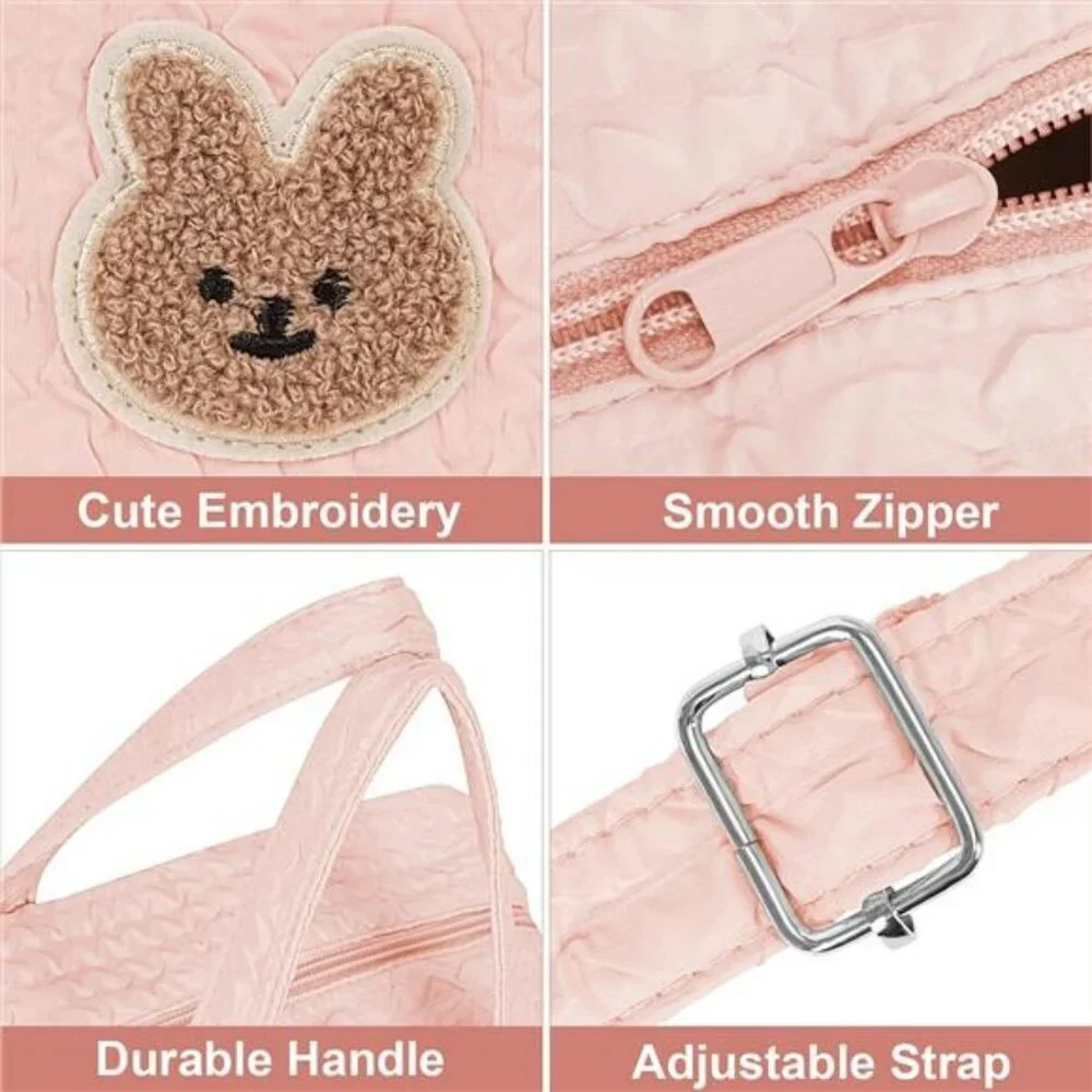 Small Diaper Bag Tote Crossbody Baby Bag with Insulated Pockets Travel Mommy Bag